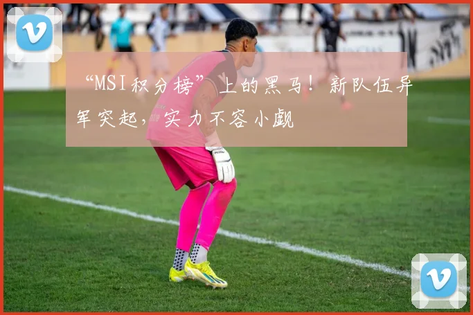 “MSI积分榜”上的黑马！新队伍异军突起，实力不容小觑